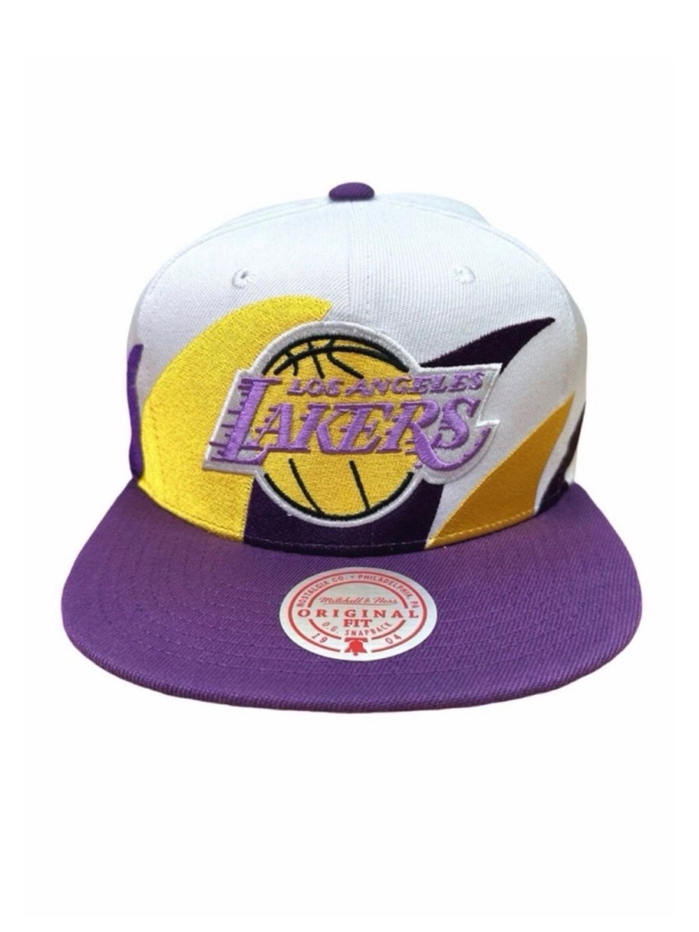 Mitchell & Ness Original Fit Los Angeles Lakers Shark Tooth Snap Back Cap - OS